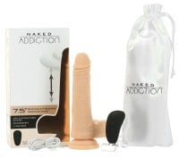 Naked Addiction 7.5″ Rotating & Thrusting Vibrating Dong