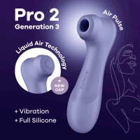 Satisfyer Pro 2 Generation 3 Clitoral Stimulator Wine Red