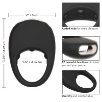 Vibračný erekčný krúžok CalExotics Silicone Rechargeable Pleasure Ring