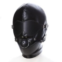 Kukla Slave4master Mouth Gag Full Gimp Hood