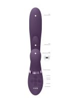 Vive Kura Multifunctional Vibrator Purple