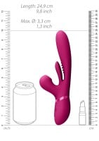 Vive Kura Multifunctional Vibrator Pink