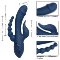 Vibrátor s trojitou stimuláciou CalExotics III Triple Orgasm