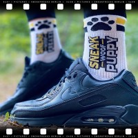 Sneakfreaxx Woof Puppy Socks Yellow