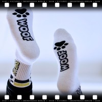 Sneakfreaxx Woof Puppy Socks Yellow