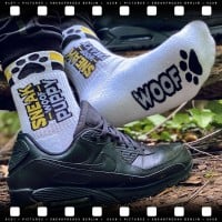 Sneakfreaxx Woof Puppy Socks Yellow