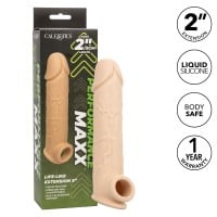 Návlek na penis CalExotics Performance Maxx Life-Like Extension 8″ tělový