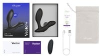 Vibrační stimulátor prostaty We-Vibe Vector+ Charcoal Black