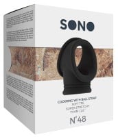 Sono No.48 Cockring with Ball Strap Translucent