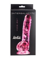 Gelové dildo Lola Games Intergalactic Luminous fialové