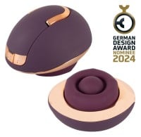 Prikladací vibrátor Belou Rotating Vulva Massager