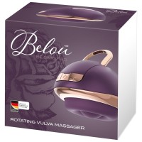 Prikladací vibrátor Belou Rotating Vulva Massager