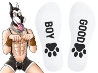 Kinky Puppy Good Boy Socks Blue