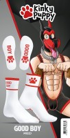 Ponožky Kinky Puppy Good Boy červené