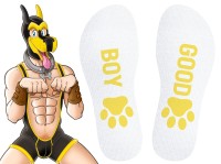 Kinky Puppy Good Boy Socks Black