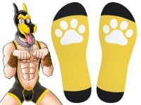 Kinky Puppy Good Boy Big Socks Yellow