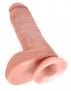 King Cock 8″ Realistic Dildo with Balls