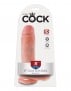 Realistické dildo so semenníkmi King Cock 8″