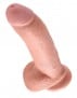 Realistické dildo so semenníkmi King Cock 9″