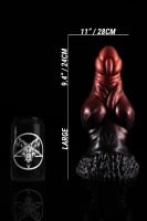 Dildo Twisted Beast Uriens Demon Blood (Ombre) veľké