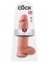 Realistické dildo so semenníkmi King Cock 12″