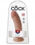 Realistické dildo King Cock 8″ Tan