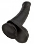 King Cock 13″ Black Realistic Dildo with Balls