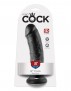 King Cock 8″ Black Realistic Dildo