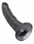 Realistické dildo King Cock 7″ čierne