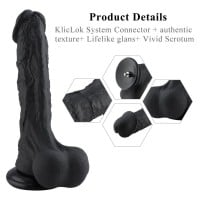 Dildo so semenníkmi Hismith HSA111