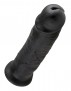 King Cock 10″ Black Realistic Dildo