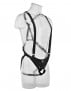 King Cock 12″ Hollow Strap-On Suspender System