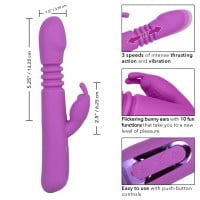 Přirážecí vibrátor CalExotics Jack Rabbit Elite Thrusting Rabbit