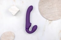 Vive AI Vibrating Strapless Strap-On Purple