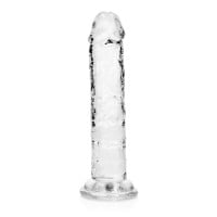 RealRock Crystal Clear Realistic 6″ Jelly Dildo Purple