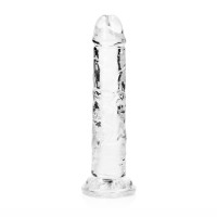 RealRock Crystal Clear Realistic 6″ Jelly Dildo Purple