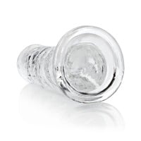 RealRock Crystal Clear Realistic 8″ Jelly Dildo Clear