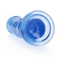 Gelové dildo RealRock Crystal Clear Realistic 8″ průhledné