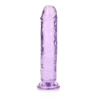 RealRock Crystal Clear Realistic 7″ Jelly Dildo Blue