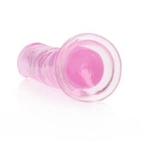 RealRock Crystal Clear Realistic 7″ Jelly Dildo Purple