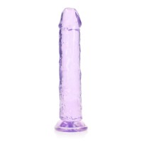 Gelové dildo RealRock Crystal Clear Realistic 9″ růžové