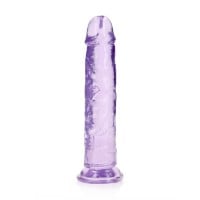 RealRock Crystal Clear Realistic 9″ Jelly Dildo Blue