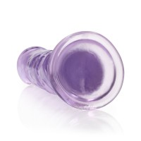 Gélové dildo RealRock Crystal Clear Realistic 9″ fialové