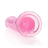 RealRock Crystal Clear Realistic 9″ Jelly Dildo Pink