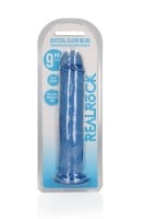 RealRock Crystal Clear Realistic 9″ Jelly Dildo Clear
