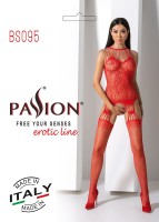 Passion BS095 Bodystocking Red