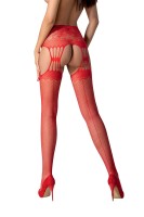 Passion S027 Stockings Red