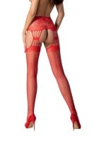 Passion S027 Stockings Red