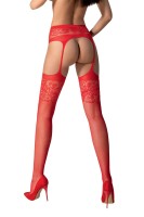Passion S029 Stockings Red