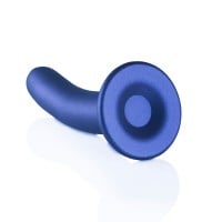 Dildo Ouch! Smooth Silicone G-Spot Dildo 6" Blue